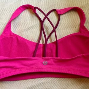 Lululemon Free To Be Bra Size 6 Pink *EUC*